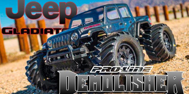 Pro-Line Jeep Gladiator Rubicon Clear Body and Demolisher