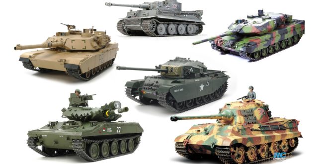 Tamiya’s Current 1/16-Scale Full Option RC Tank Line-up