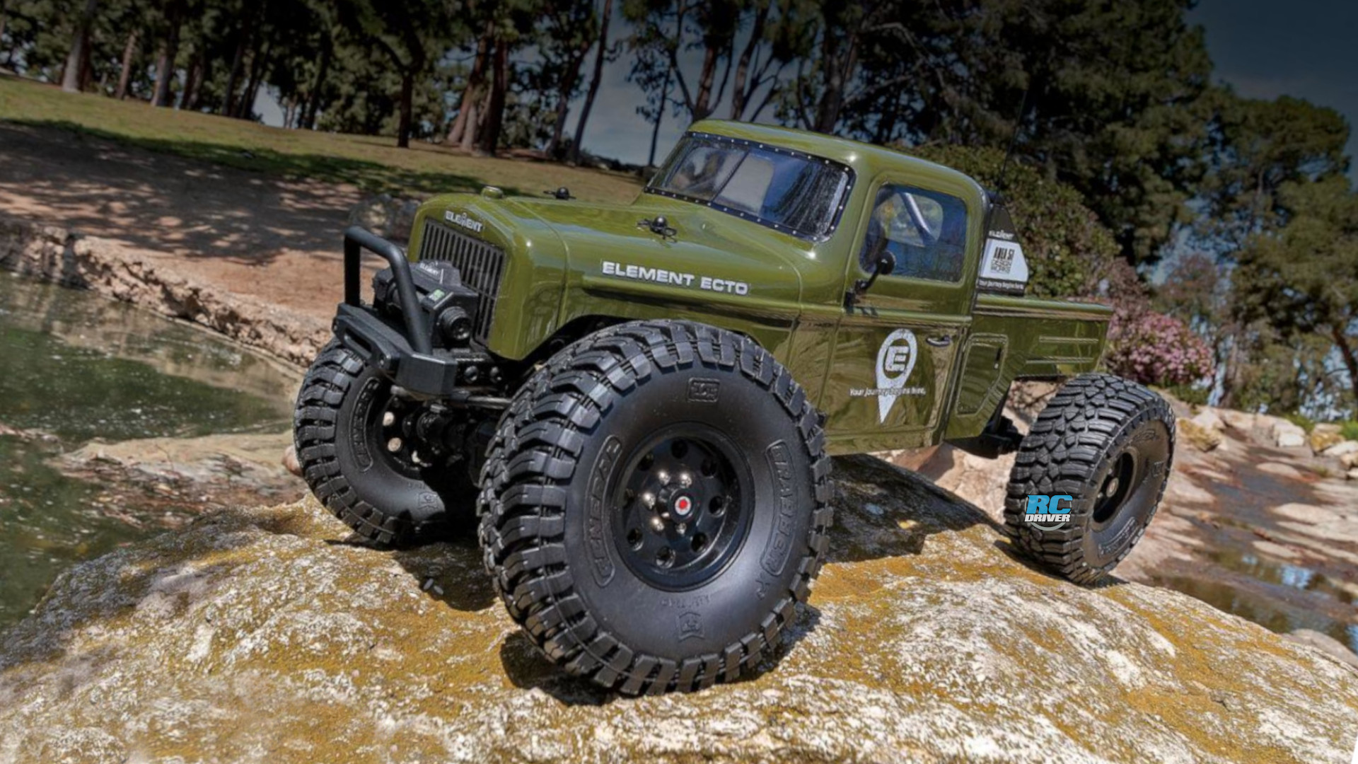 Element RC Enduro Ecto Trail Truck In Green