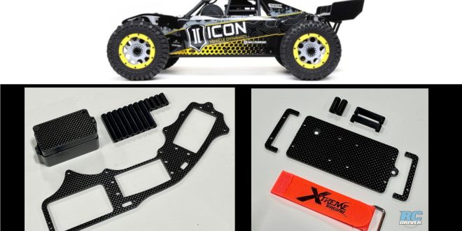 Xtreme Racing Team Losi DBXL 2.0 Gas Servo And Battery Mounts