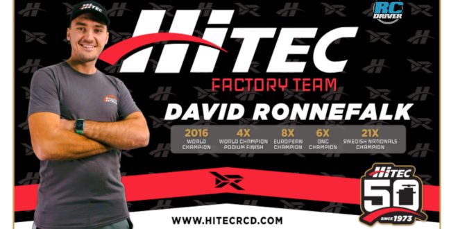 David Ronnefalk Joins Hitec As Flagship Racing Driver