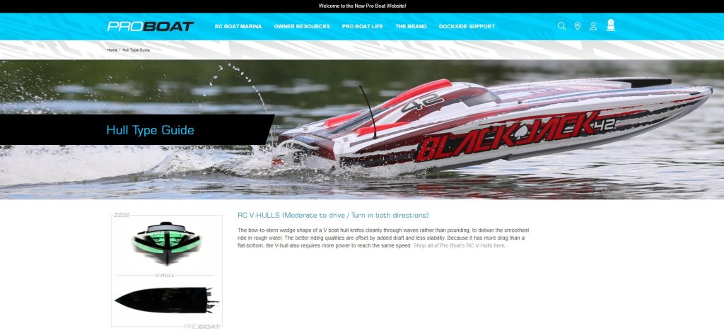Pro Boat Launches A New Website