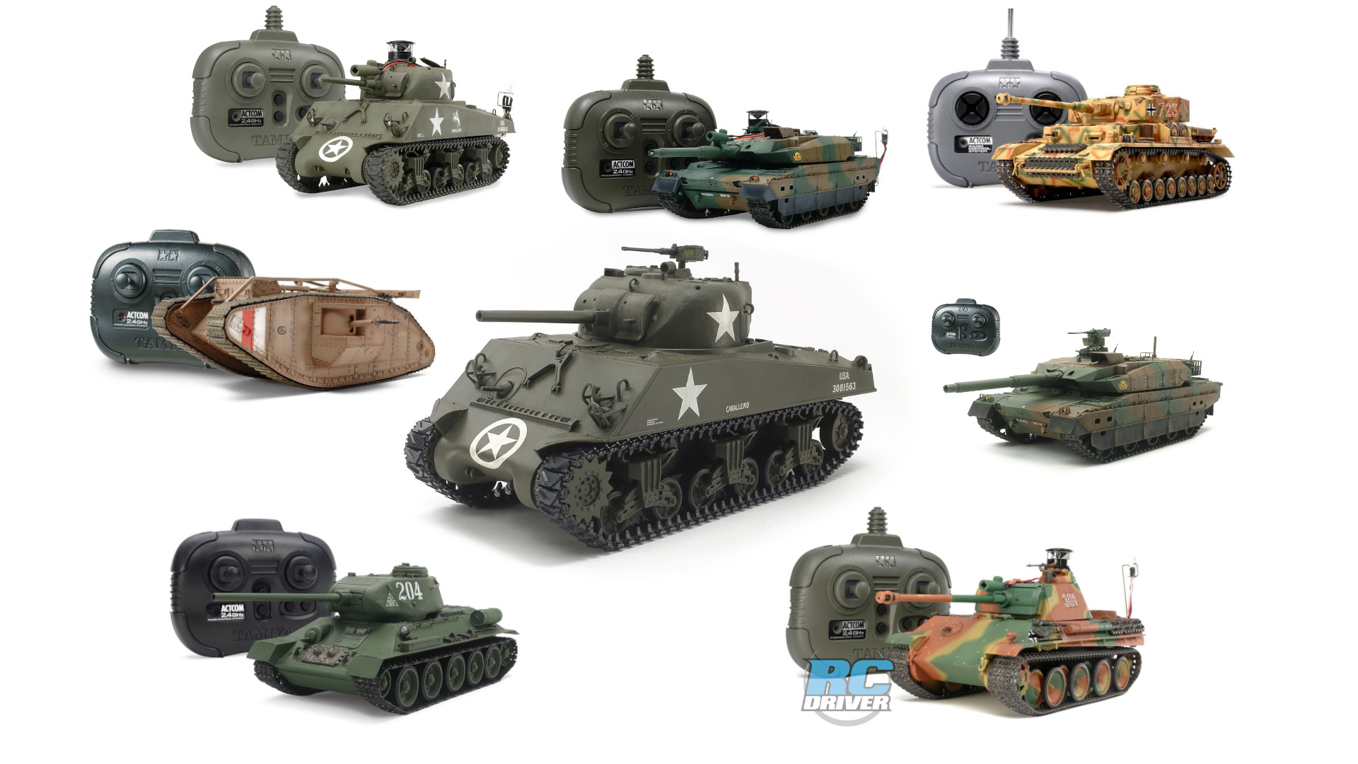Tamiya 1/35 Ultra Realistic Small Scale Tank Kits 