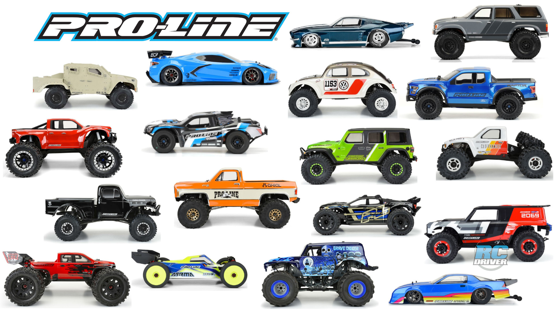 Pro-Line Makes RC Body Selection Easy