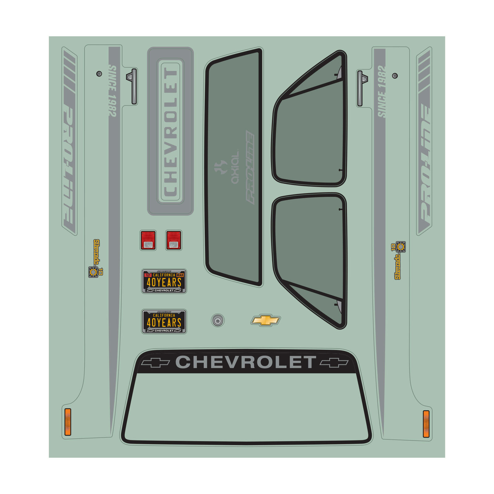 Pro-Line 1982 Chevy K-10 Clear Body Set