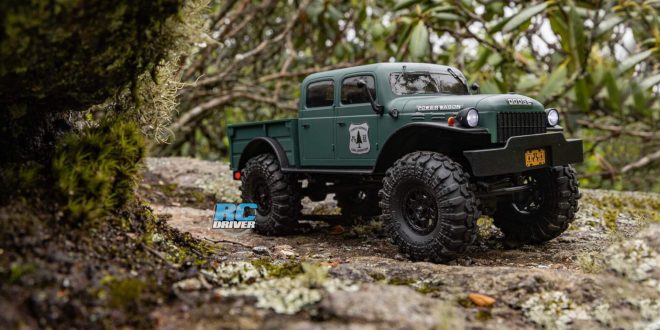 Axial SCX24 Dodge Power Wagon & Flat Bed Trailer