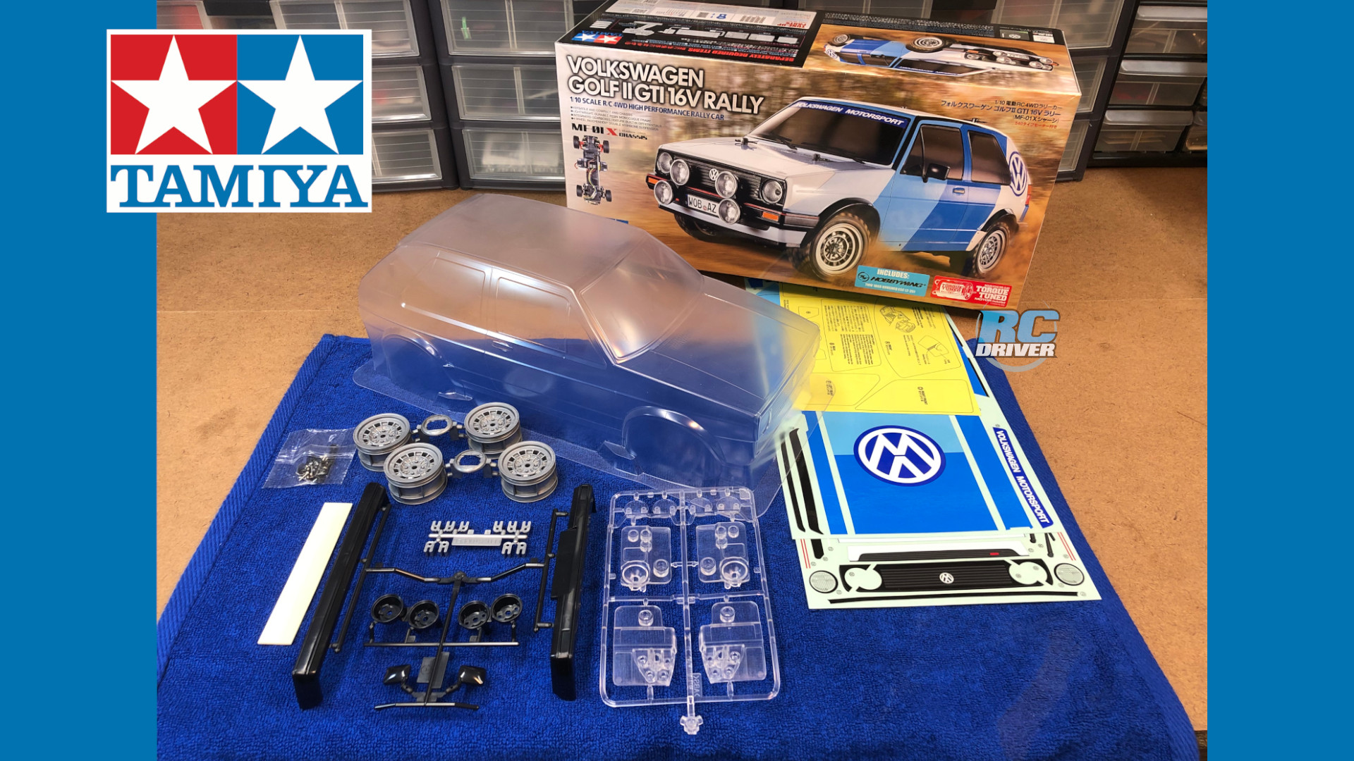 Tamiya 58714 Volkswagen Golf MK2 GTI 16v Rally - MF-01X / Tamiya USA