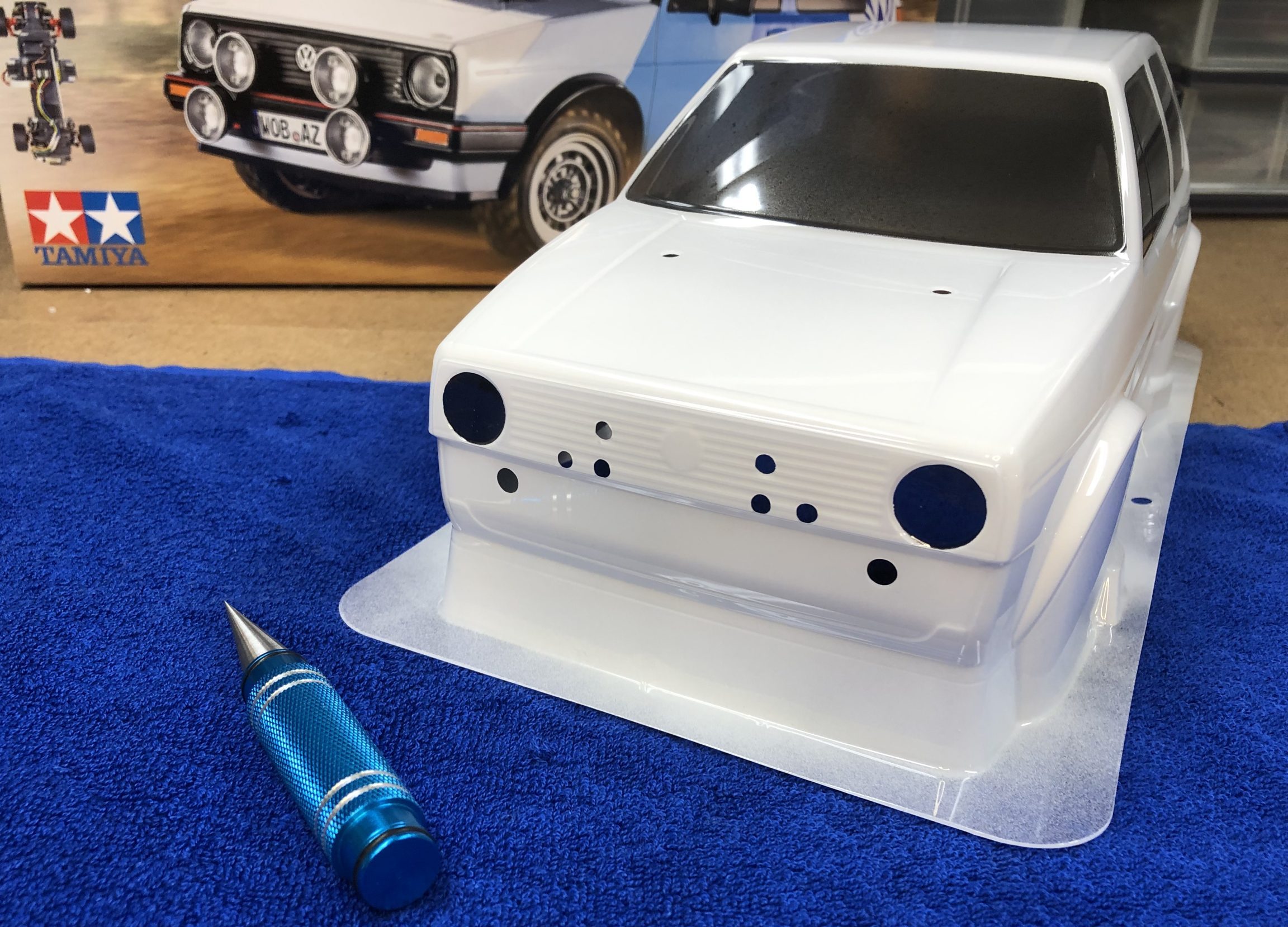 Painting And Detailing The Tamiya VW Golf II Rally – Part 2