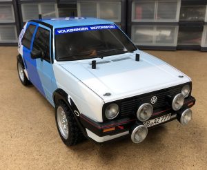 Painting And Detailing The Tamiya VW Golf II Rally – Part 2