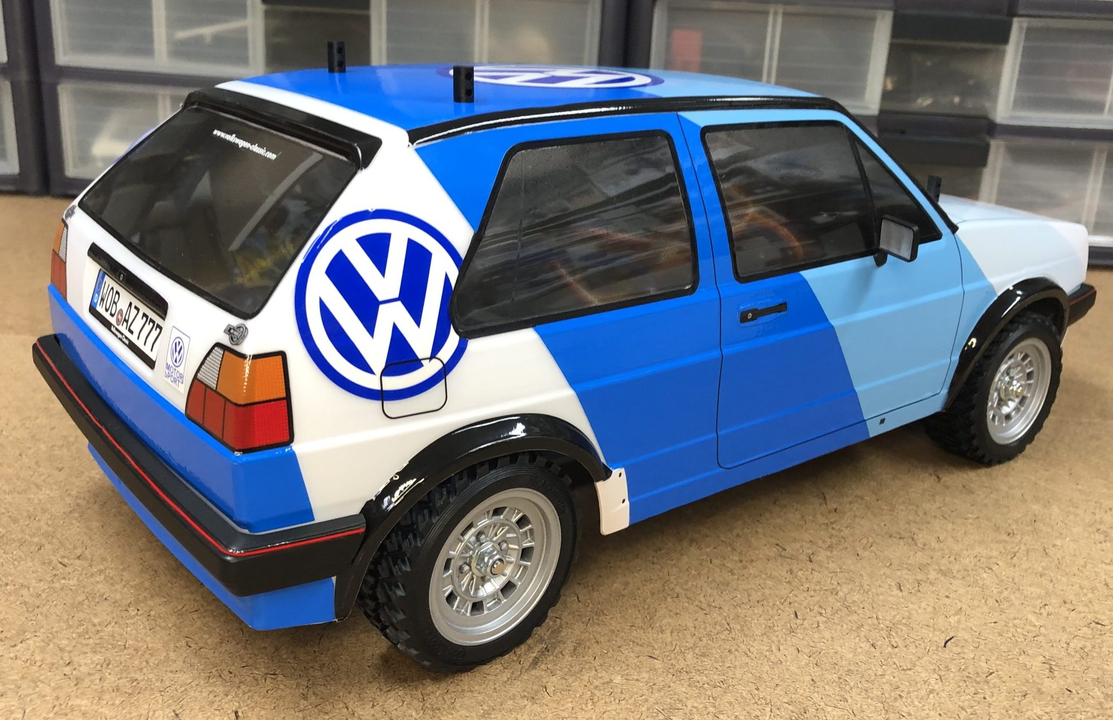 Painting And Detailing The Tamiya VW Golf II Rally – Part 2