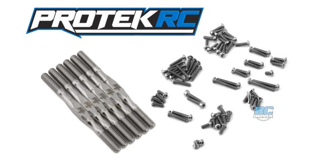 ProTek RC Titanium Turnbuckle Kit & Screw Set For Team Associated