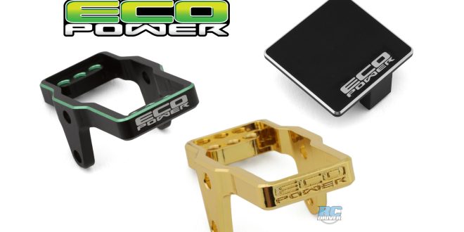 EcoPower Aluminum & Brass Servo Mounts For Traxxas and Arrma