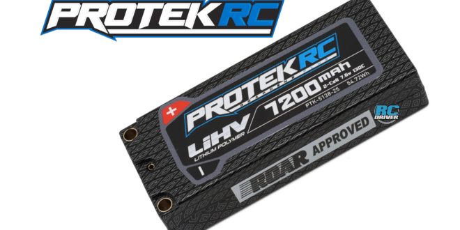 ProTek RC 7200mAh 2S Mid-Sized Short LiPo Battery Pack