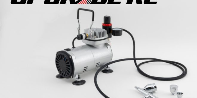 UpGrade RC Dual Action Airbrush And Mini Air Compressor