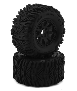 UpGrade RC 2.2” Pre-Mounted Tires For Traxxas Mini Maxx & Mini XRT