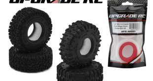 UpGrade RC 1.0” Micro Crawling Tires & Dual Stage Foam Inserts