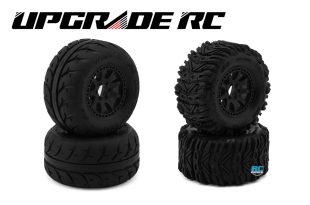 UpGrade RC 2.2” Pre-Mounted Tires For Traxxas Mini Maxx & Mini XRT