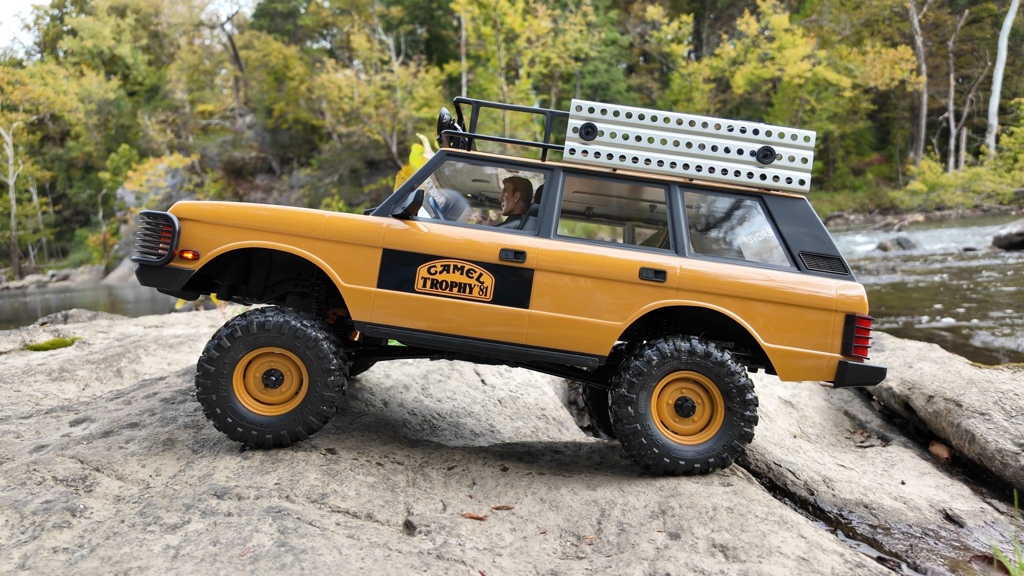 FMS FCX10 Range Rover Camel Trophy RC Rock Crawler - RC Driver