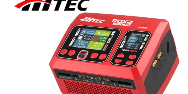 Hitec RDX2 1600 Duo Dual Port AC/DC Battery Charger