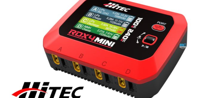 Hitec RDX4 Mini AC/DC Multi-Function Smart Charger