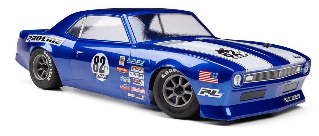 Pro-Line 1968 Chevy Camaro and 1968 Ford Mustang Pre-Cut VTA Bodies For The Losi NASCAR Race Car
