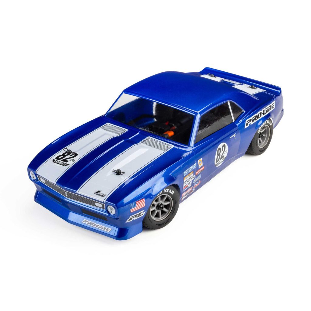 Pro-Line 1968 Chevy Camaro and 1968 Ford Mustang Pre-Cut VTA Bodies For The Losi NASCAR Race Car