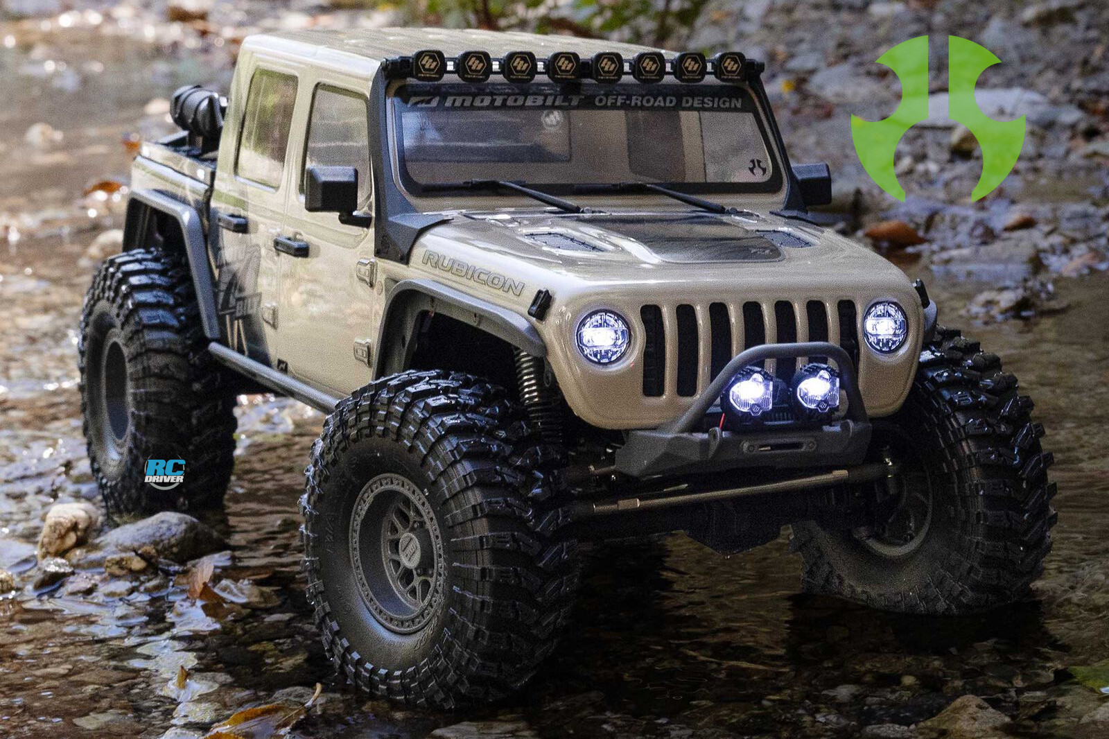 Axial SCX10 III Motobilt Waypoint Jeep JT Gladiator Rock Crawler
