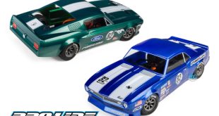 Pro-Line 1968 Chevy Camaro and 1968 Ford Mustang Pre-Cut VTA Bodies For The Losi NASCAR Race Car