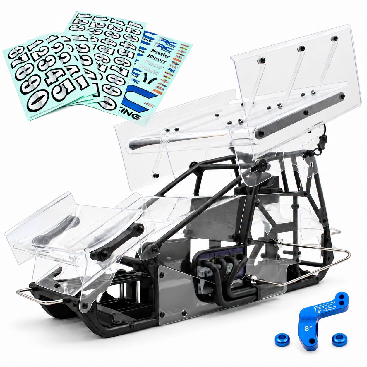 1RC Racing 1/7-scale Sprint Car Conversion Kit